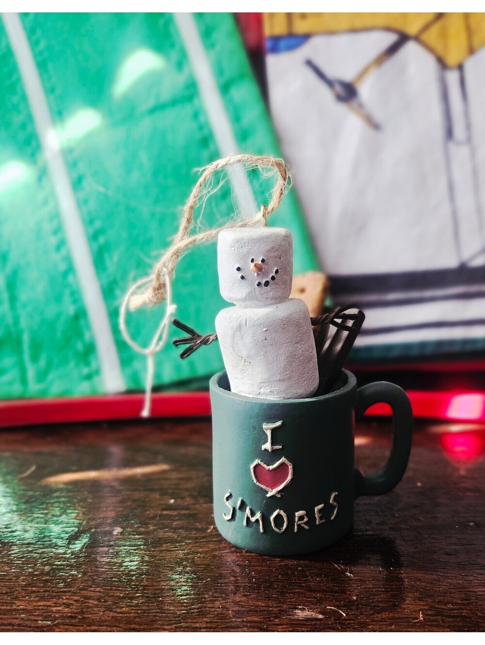 I Love S'mores Mug Ornament